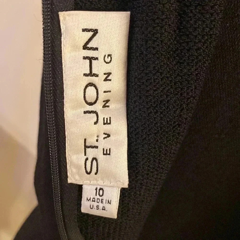 ST. JOHN evening dress size 10 - Picture 10 of 10
